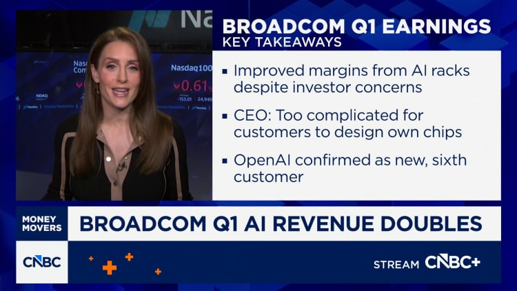 Broadcom beats on earnings and guidance as AI revenue doubles