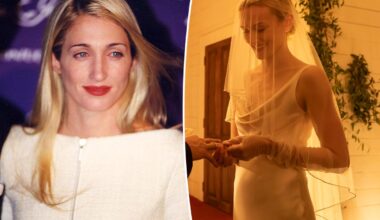 All about Carolyn Bessette Kennedy's wedding dress to marry John F. Kennedy Jr.