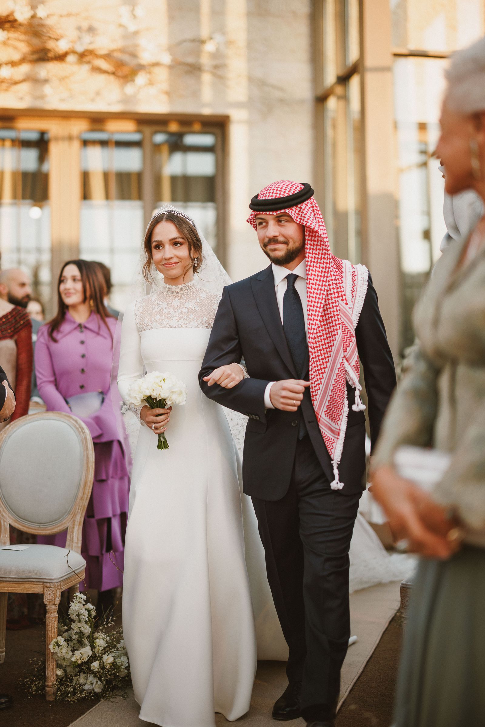 Princess Iman and Crown Prince Hussein