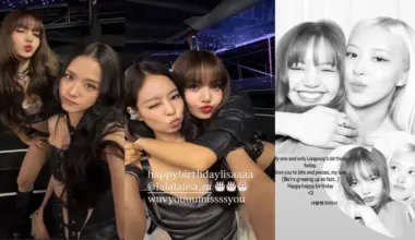 BLACKPINK: courtesy of BLACKPINK members's Instagrams