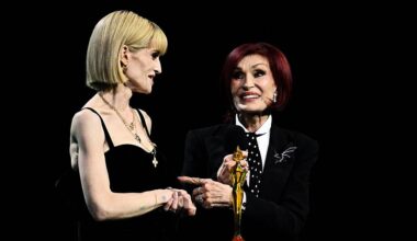 Sharon Osbourne remembers husband Ozzy as ‘authentic and gifted’ at Brit Awards