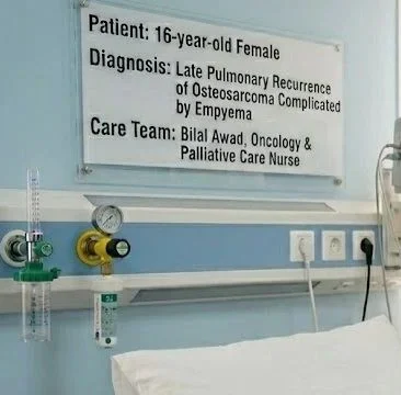 Bilal Awad: Case Report on Osteosarcoma Recurrence Complicated by Empyema 2 Bilal Awad: Case Report on Osteosarcoma Recurrence Complicated by Empyema