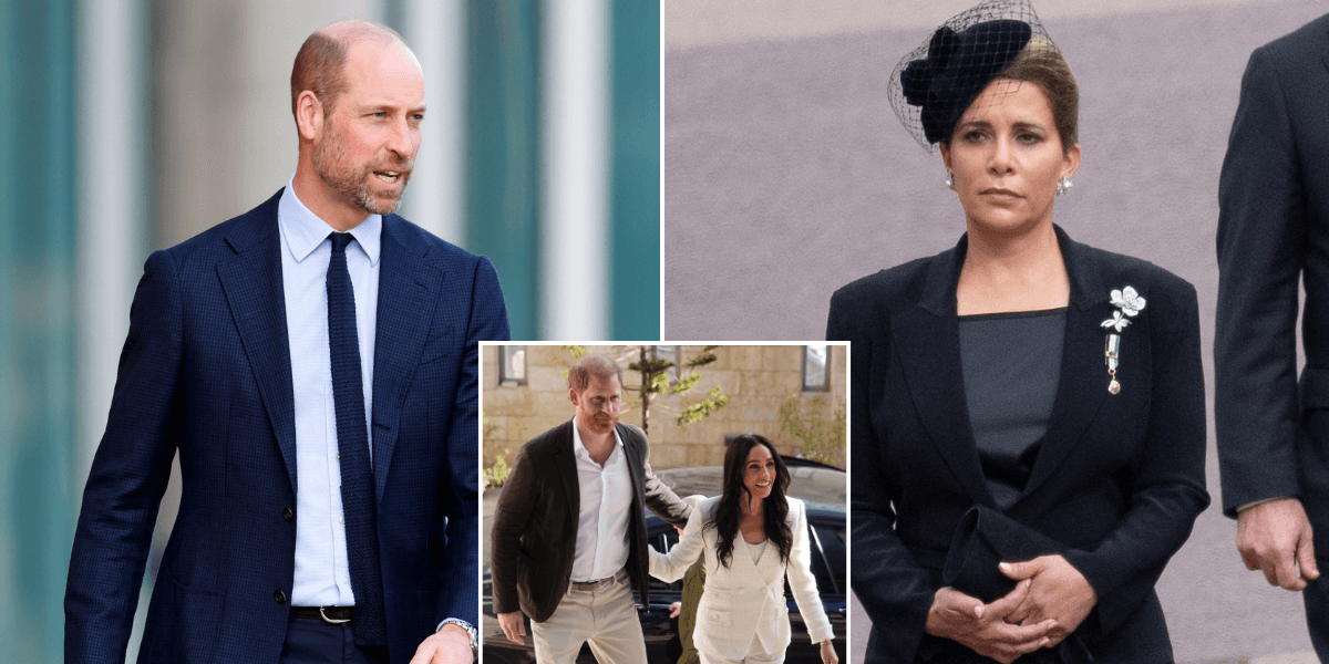 Prince William and Jordanian princess attend same memorial just days after Prince Harry and Meghan Markle's trip