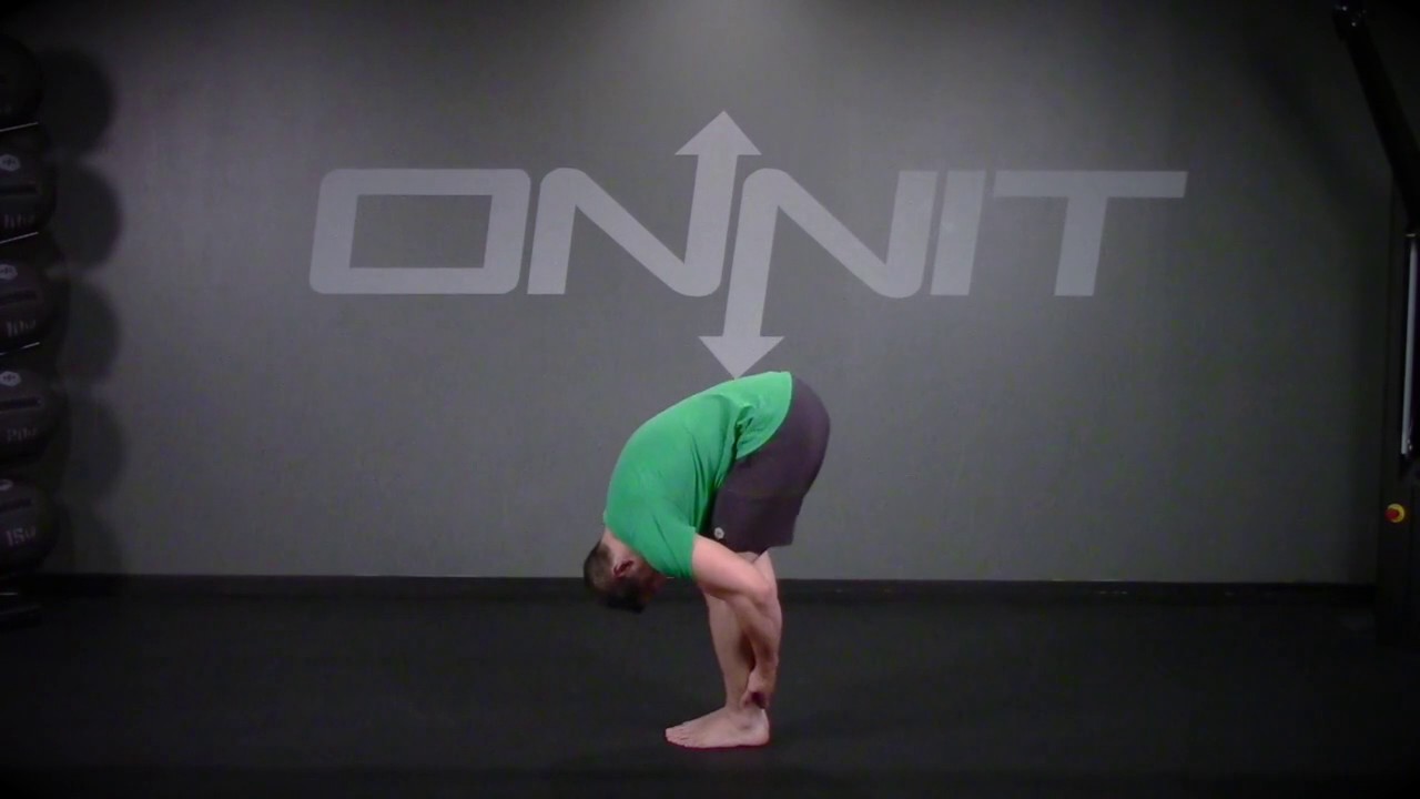 Standing Forward Fold Mobility Exercise - YouTube