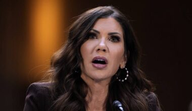 Donald Trump replaces Kristi Noem as homeland security secretary