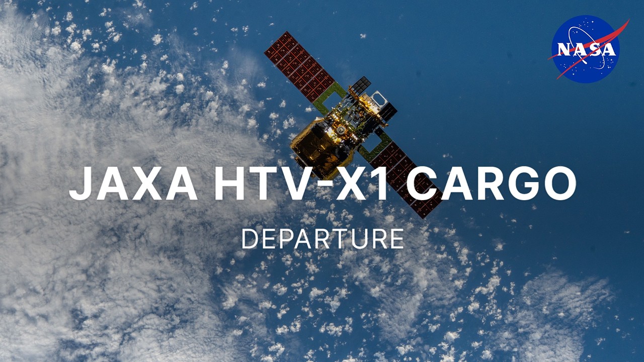 JAXA HTV-X1 Cargo Departure - YouTube