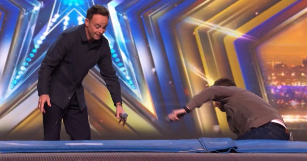 Britain's Got Talent host Ant swears minutes into episode as Dec falls on stage