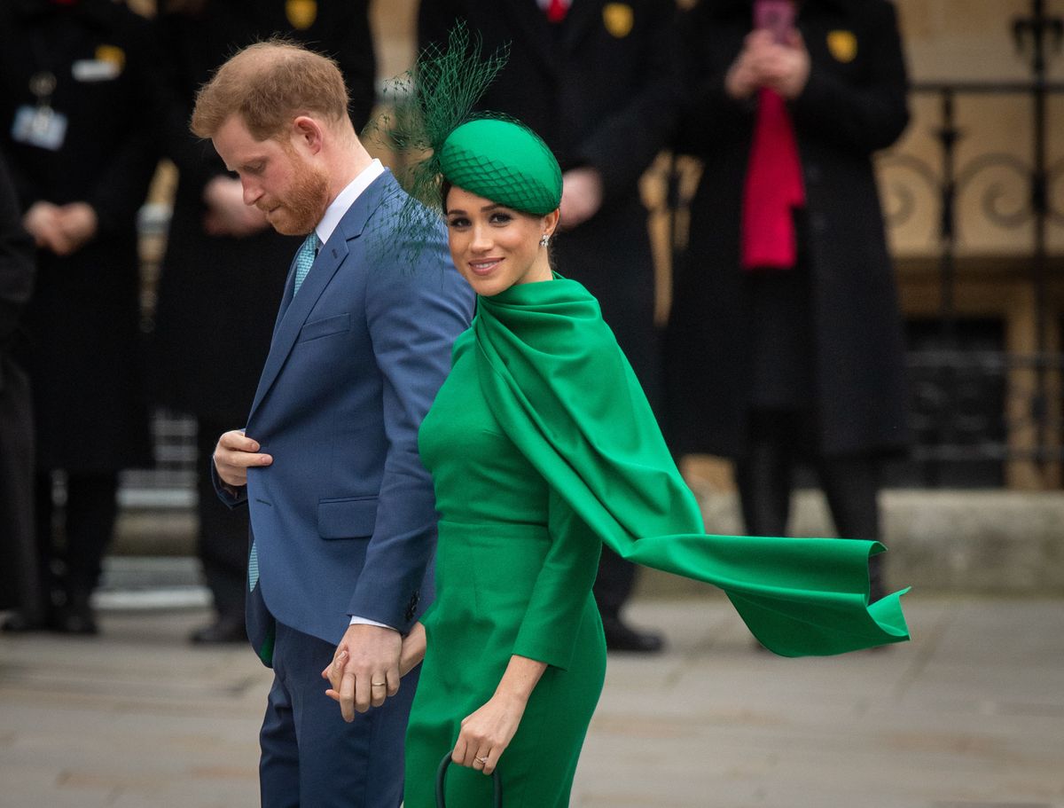 Prince Harry and Meghan on Commonwealth Day in 2020