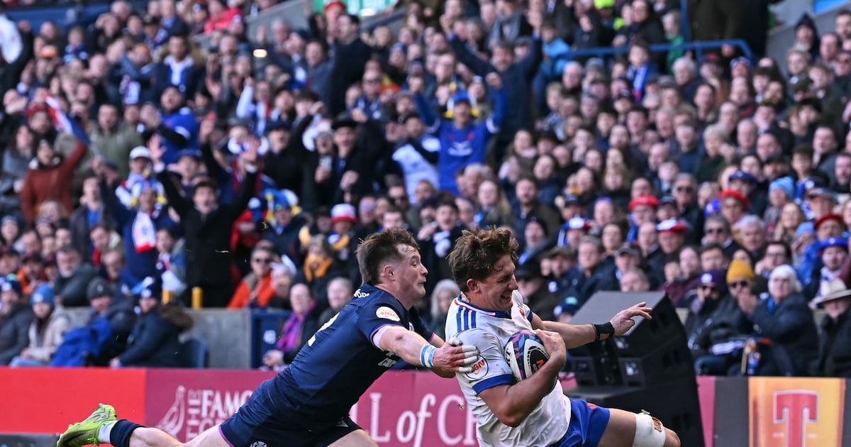 France forward Oscar Jegou cited for alleged eye-gouging incident against Scotland – The Irish Times