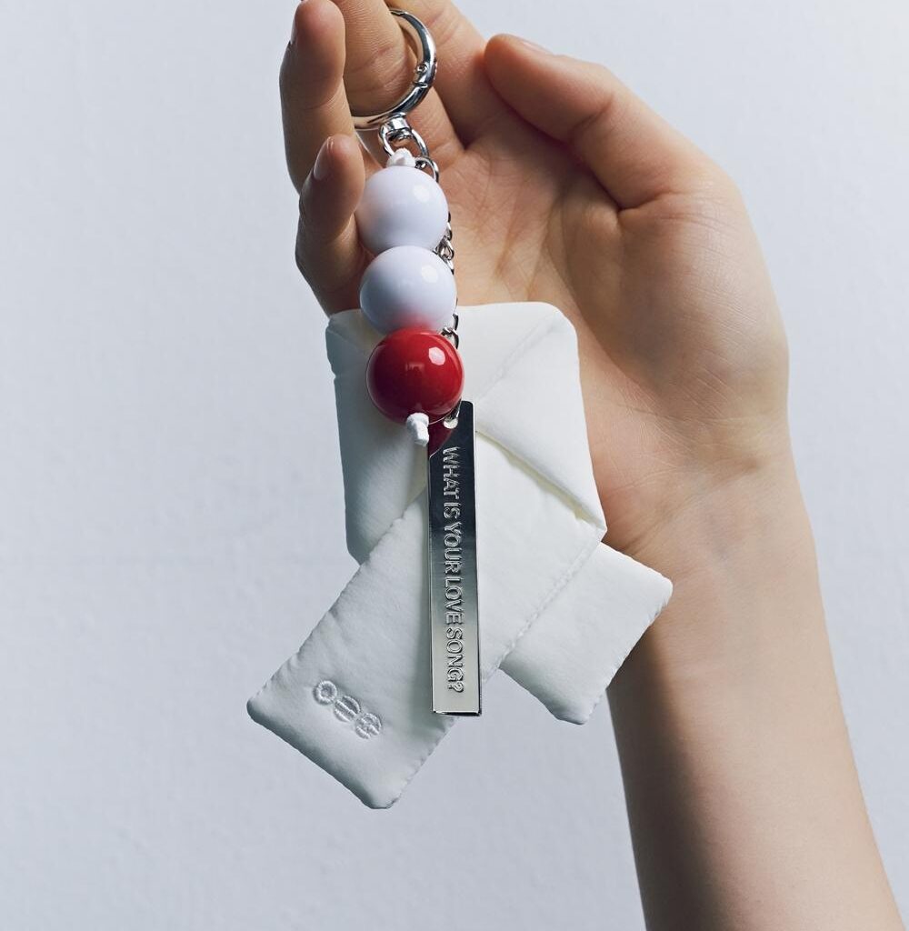 A piece of merchandise to be sold at a pop-up store in Seoul to mark the release of BTS