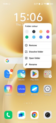 Large folders - Vivo V70 review