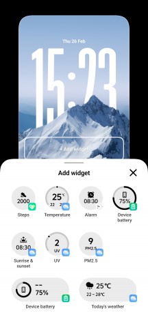 iOS-styled lockescreens - Vivo V70 review