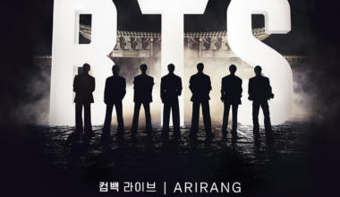 A poster for BTS’ comeback live event, scheduled to take place at Gwanghwamun Square in Seoul, March 21 / Courtesy of Netflix