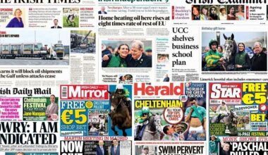 What the papers say: Wednesday's front pages