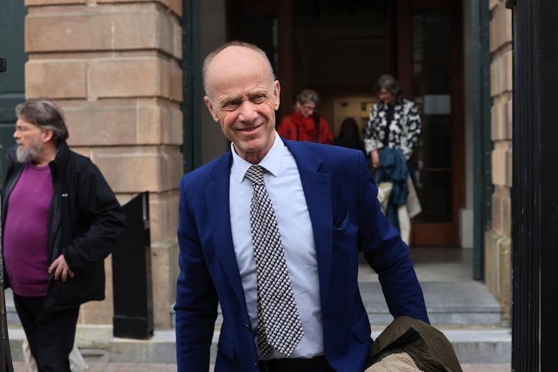 Alan Moore, of Hedgerows Ireland, outside court. Photograph: Dara Mac Dónaill