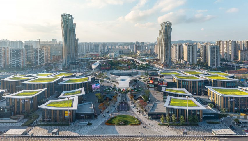 Yibin High-Speed Railway Station Gateway Development by Pelli Clarke & Partners