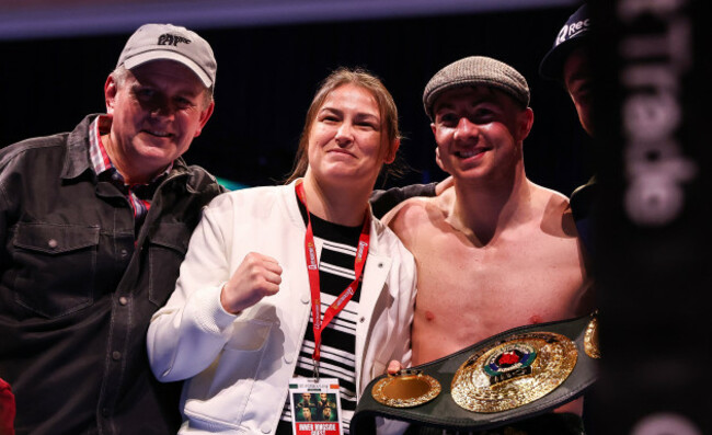 pierce-oleary-celebrates-with-brian-peters-and-katie-taylor