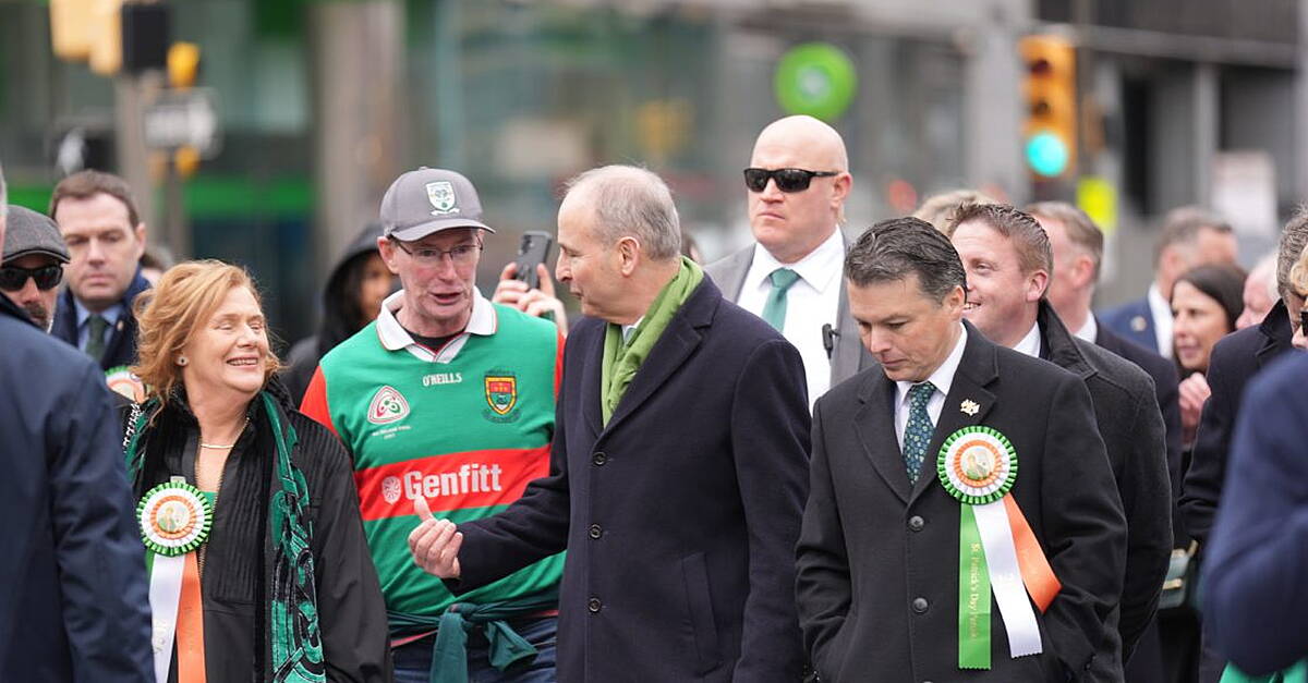 Micheál Martin ‘reassured’ by Irish-US links after Philadelphia visit