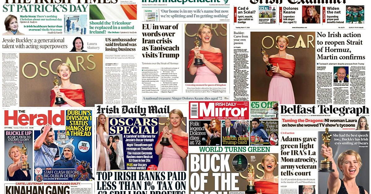 What the papers say: Tuesday's front pages