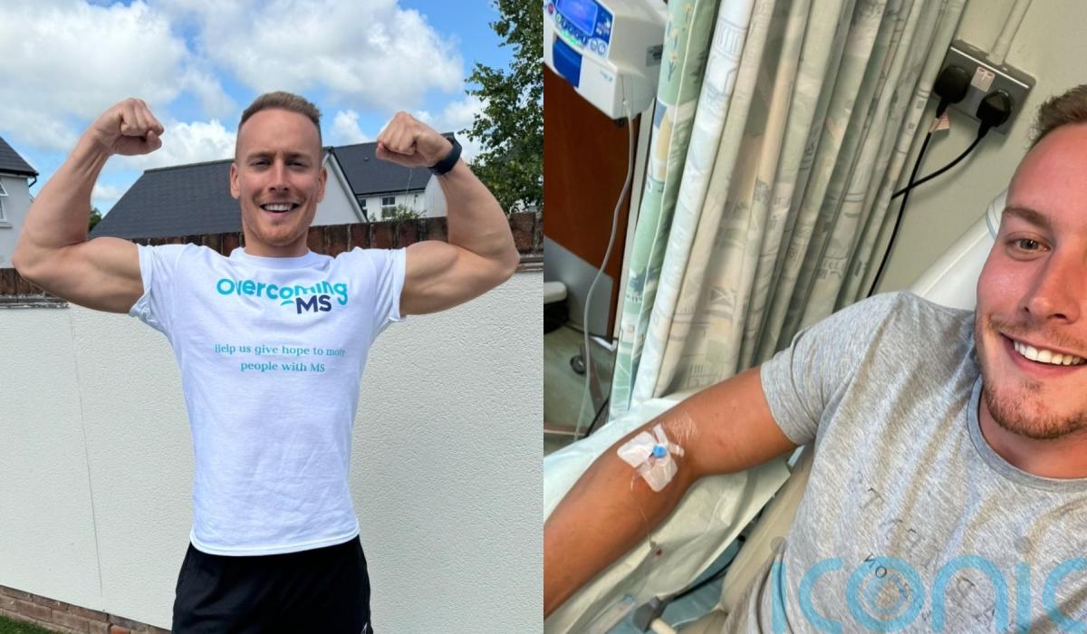 Wales man learns he has MS at 26 after losing 80% of sight in one eye and falling over on lads’ holiday in Ibiza