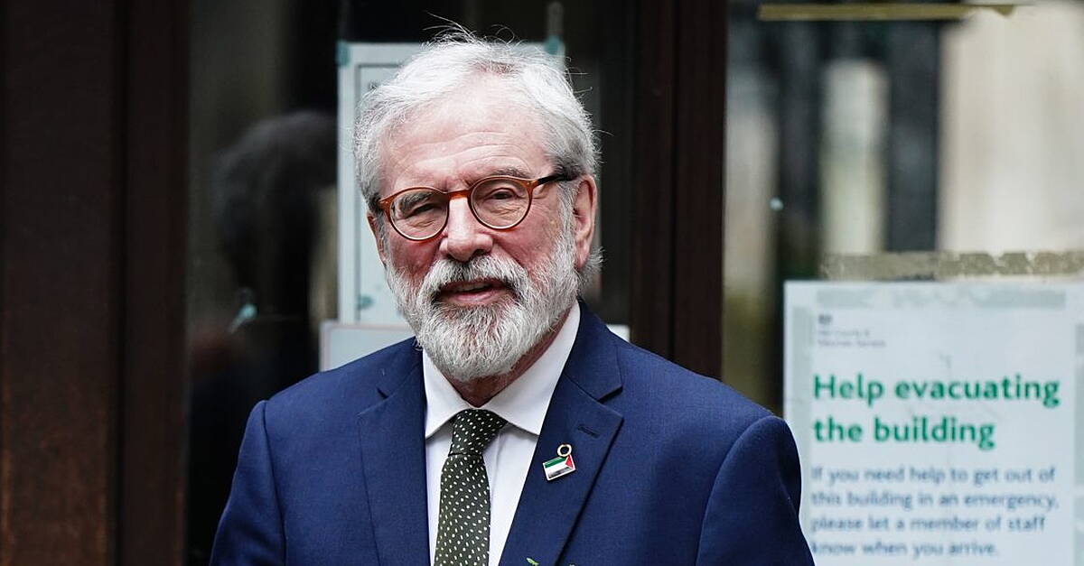 Northern Irish peace process given to British ‘on a plate’, Adams tells court