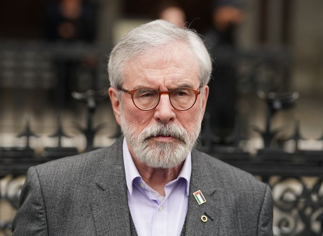 Civil action against Gerry Adams by three Provisional IRA bombing victims ‘should never have been brought’, he says as case withdrawn on final day