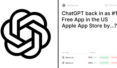 ChatGPT back in as #1 Free App in the US Apple App Store ...