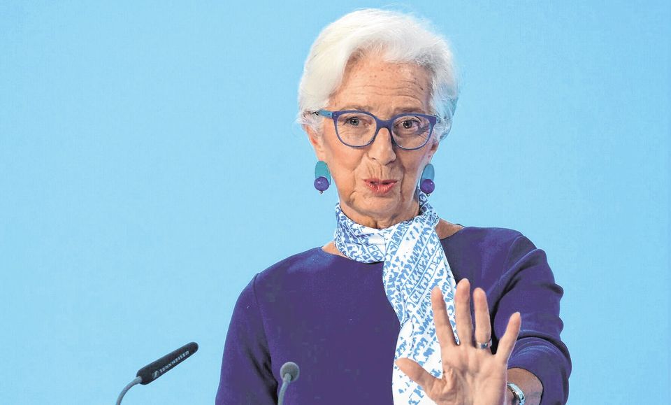 ECB president Christine Lagarde. Photo: Bloomberg 