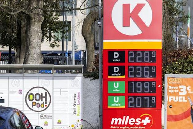 Price of fuel surges close to €2.30 a litre – with further pain predicted at the pumps
