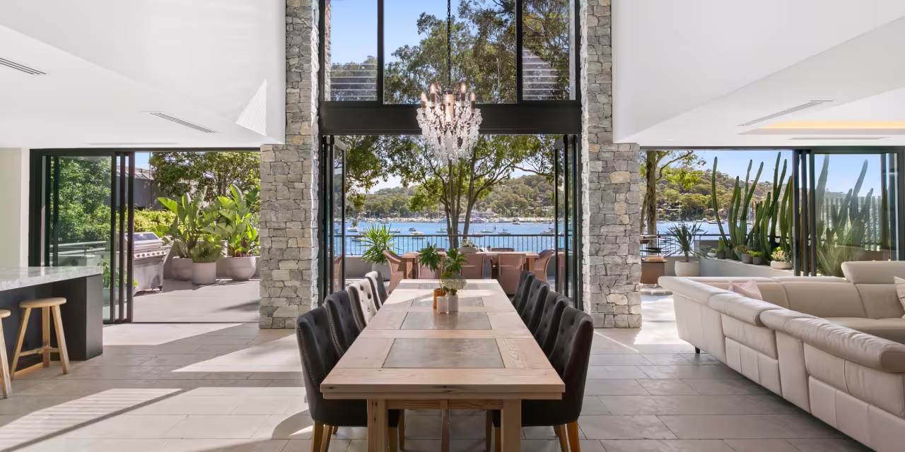 ‘American Lakehouse’-Style Trophy Mansion Hits the Market North of Sydney