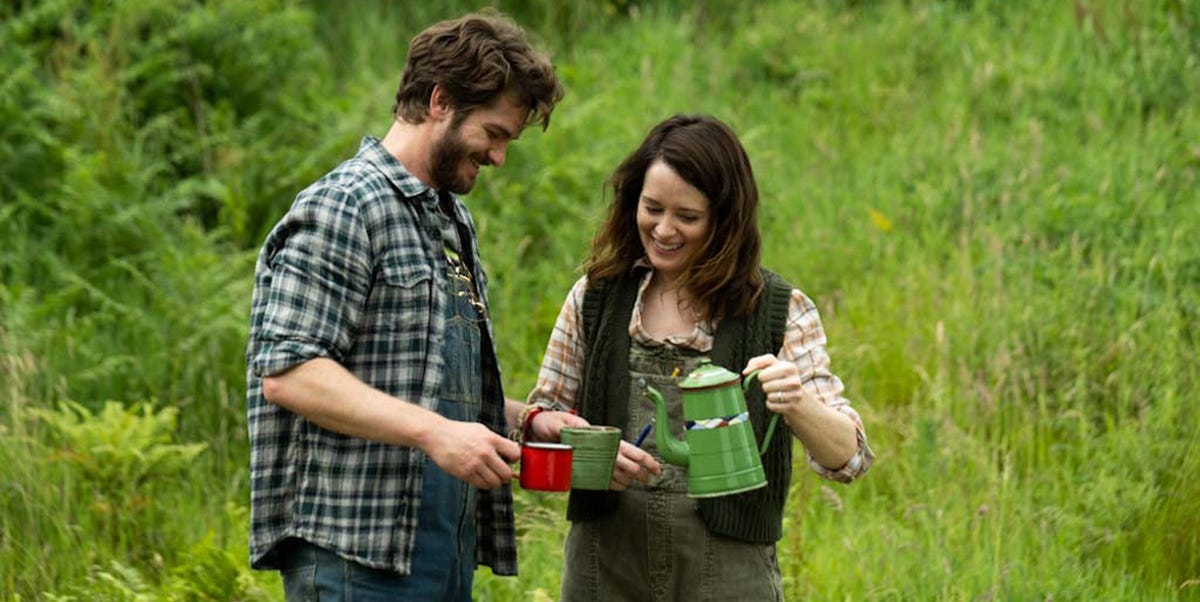 Claire Foy and Andrew Garfield's "excellent" British movie debuts with 100% Rotten Tomatoes rating