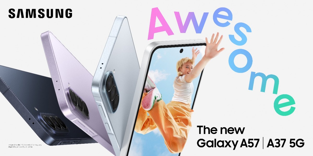 Galaxy A57 arrives with a new chipset and an IP68 rating, slimmer Galaxy A37 tag along