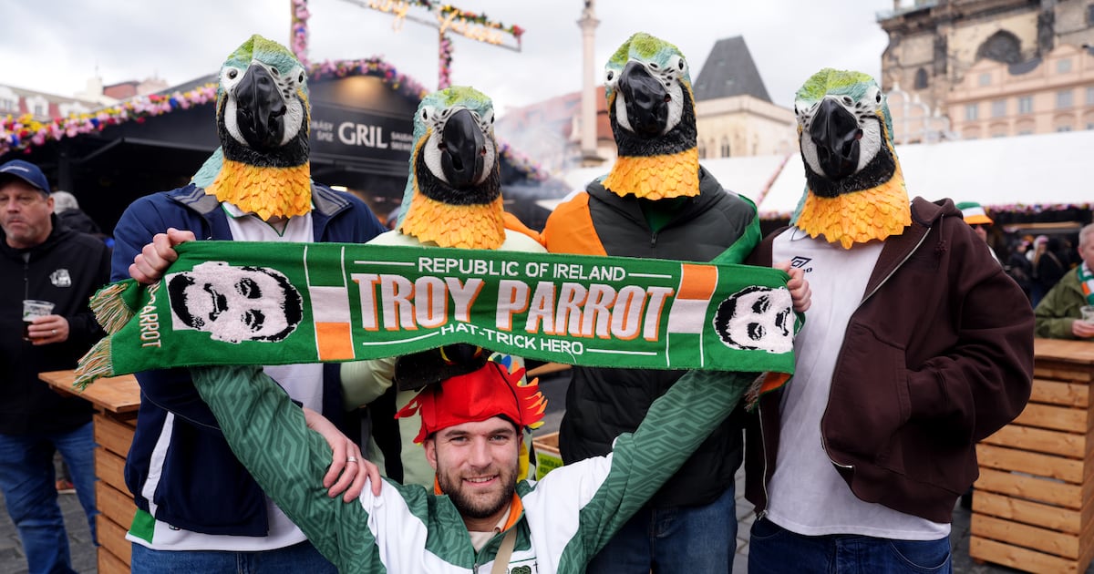 Vale in contention to start; Irish fans descend on Prague – The Irish Times