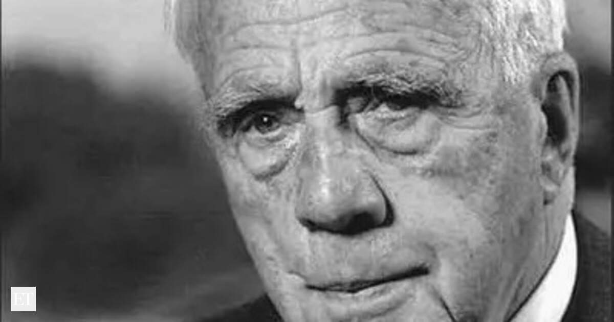 Quote of the day by Robert Frost meaning explained: Quote of the day by Robert Frost: 'A bank is a place where they lend you an umbrella in fair weather and ask for...' - lessons on trust, reliability, banking and financial systems by 4-time Pulitzer-winning poet of New Hampshire