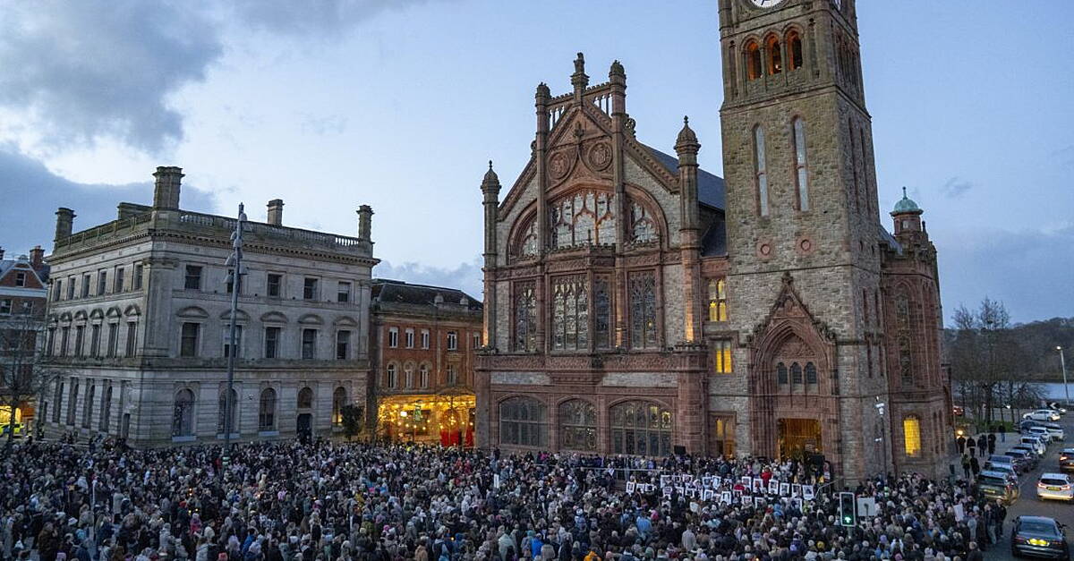 Thousands gather for vigil in memory of mother-of-two Amy Doherty