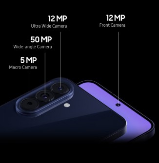 Camera specs: Galaxy A57