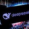 A DeepSeek artificial intelligence logo on a mobile, arranged in Riga, Latvia, on Monday, Jan. 27, 2025.