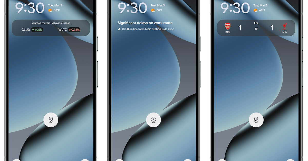 Google Pixel rolls out Transit mode, real-time At a Glance commute