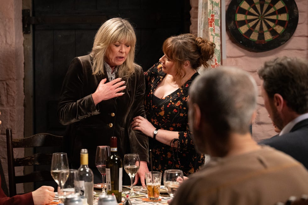 lydia dingle, kim tate, emmerdale