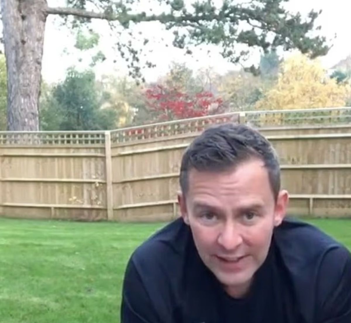 The home has a huge garden