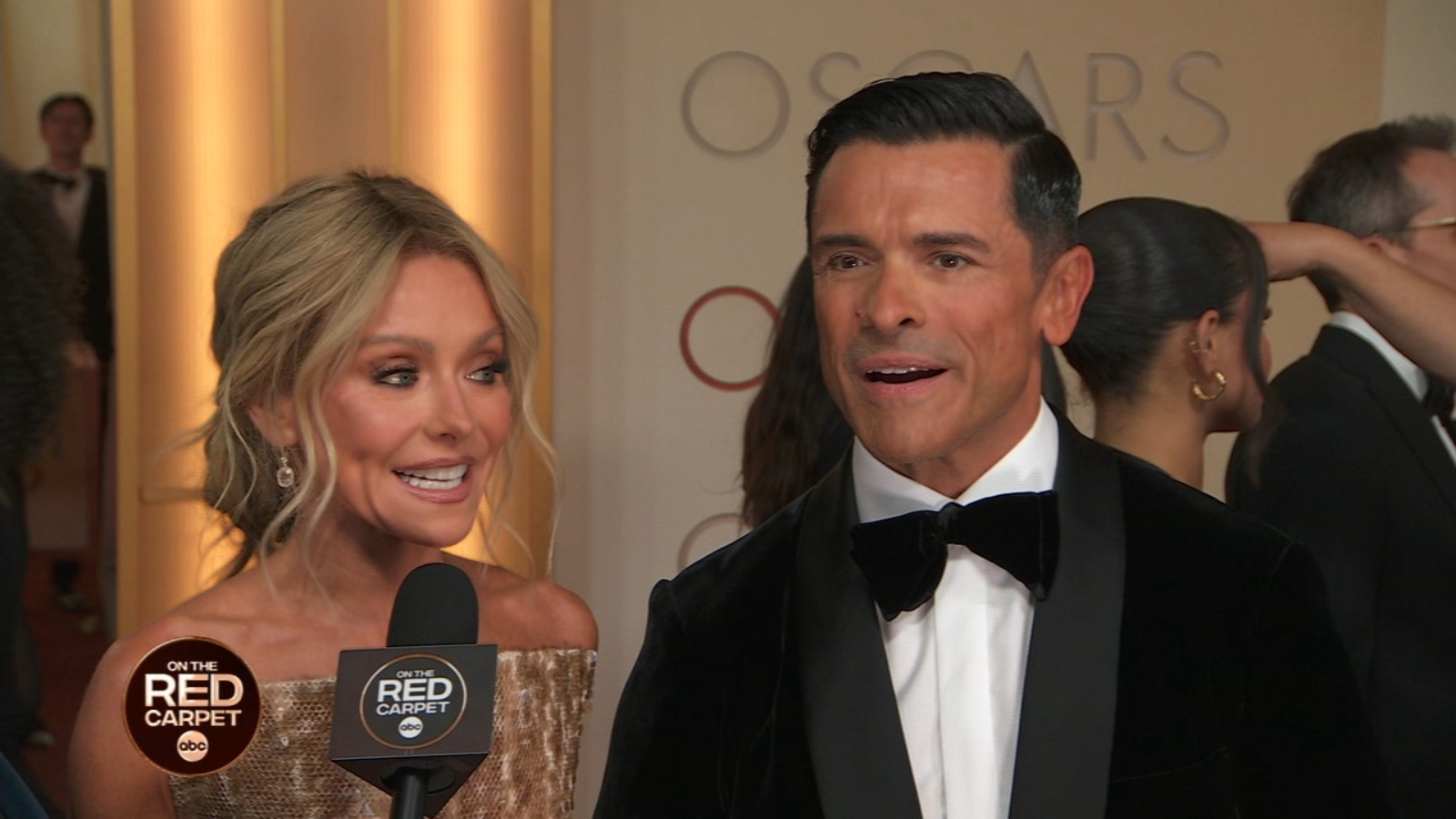 Kelly and Mark at the Oscars