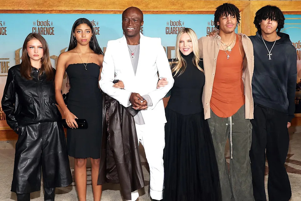 Heidi Klum, Seal and their childrenCredit: Monica Schipper/WireImage