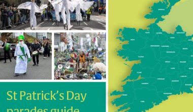 St Patrick’s Day parades 2026: use our interactive map to find out what’s happening near you