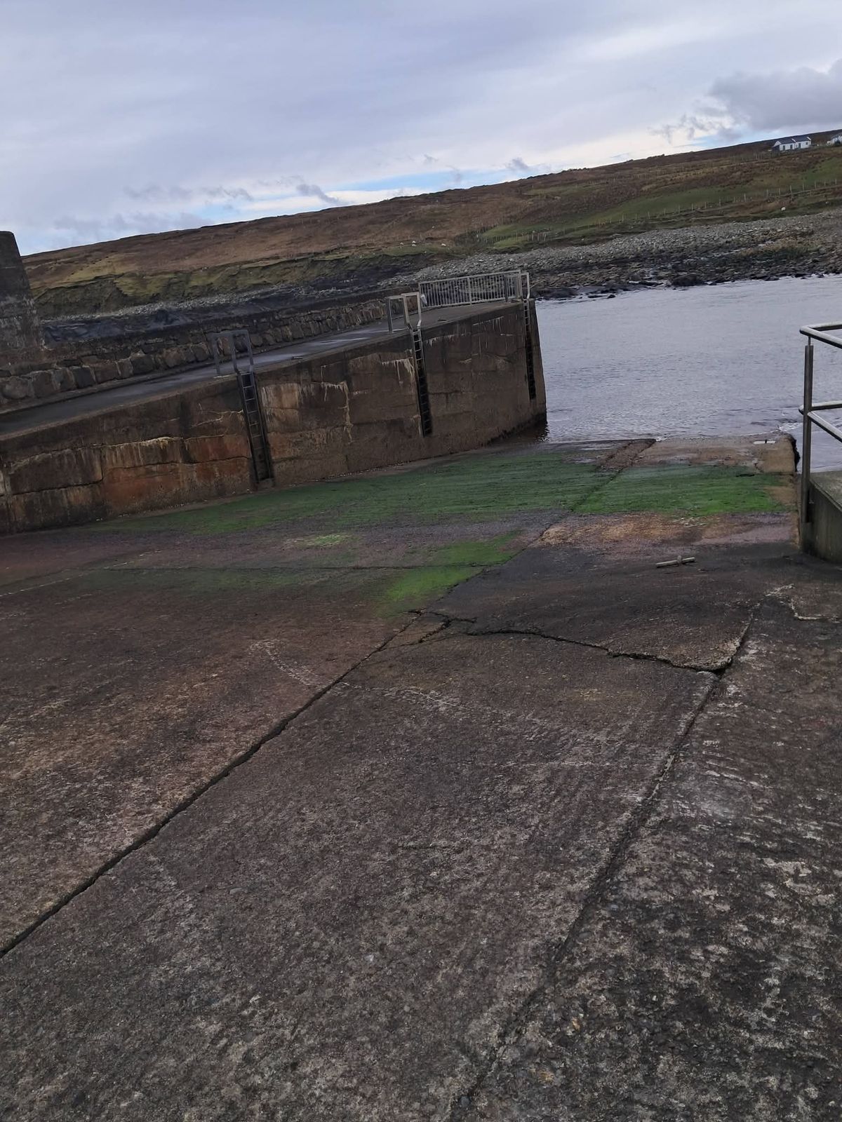 Belderrig Pier in Co Mayo