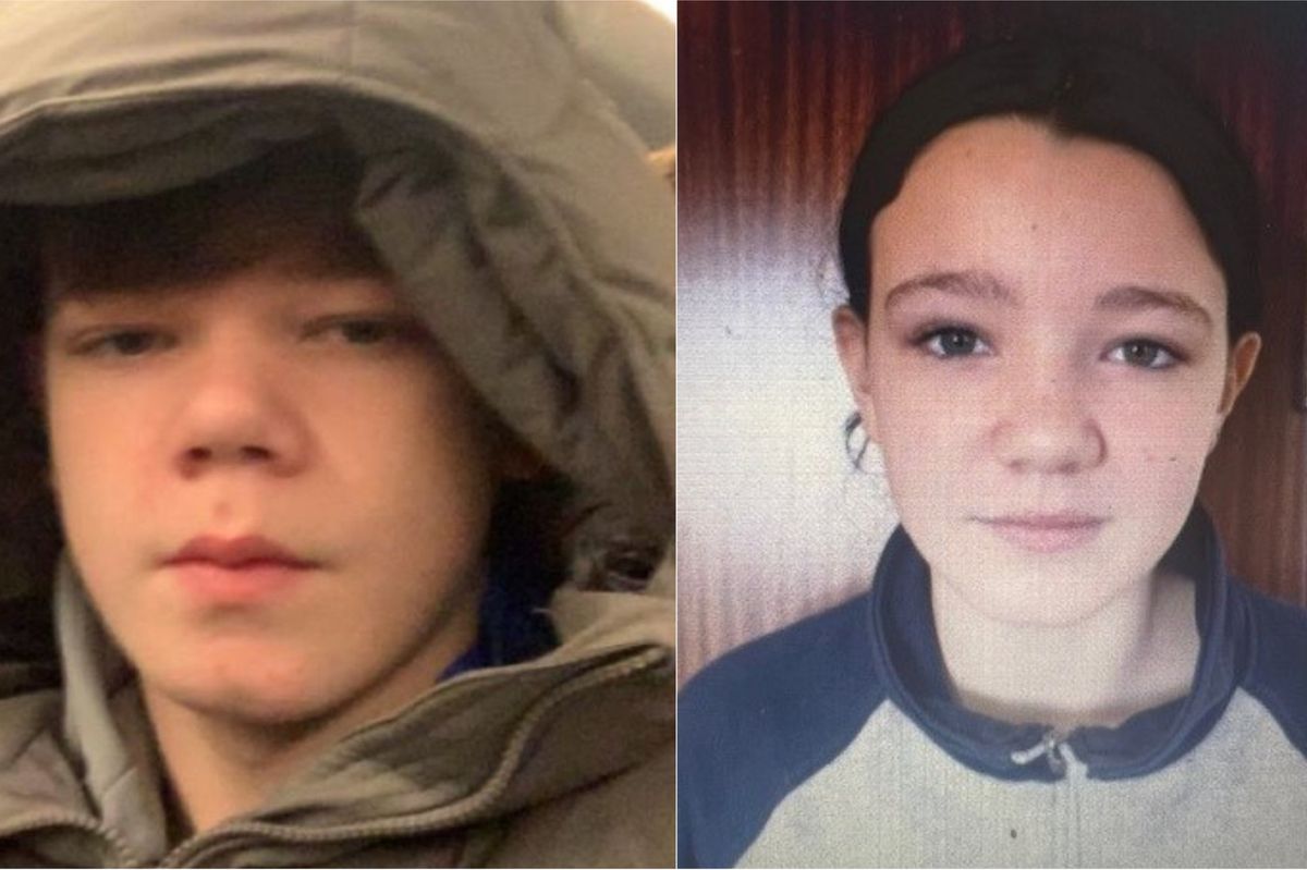 Cian Mooney, 16, and Ella Rose Mooney, 13