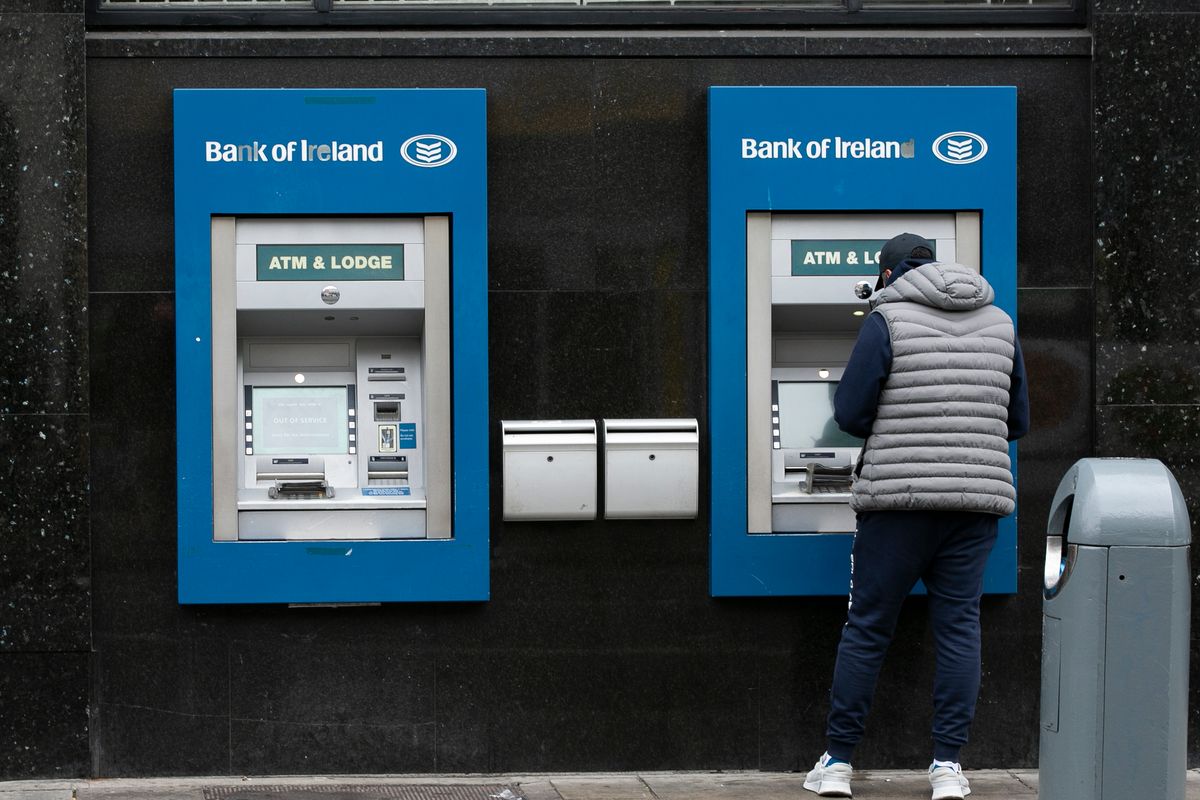 File photo of an ATM in Dublin city centre
