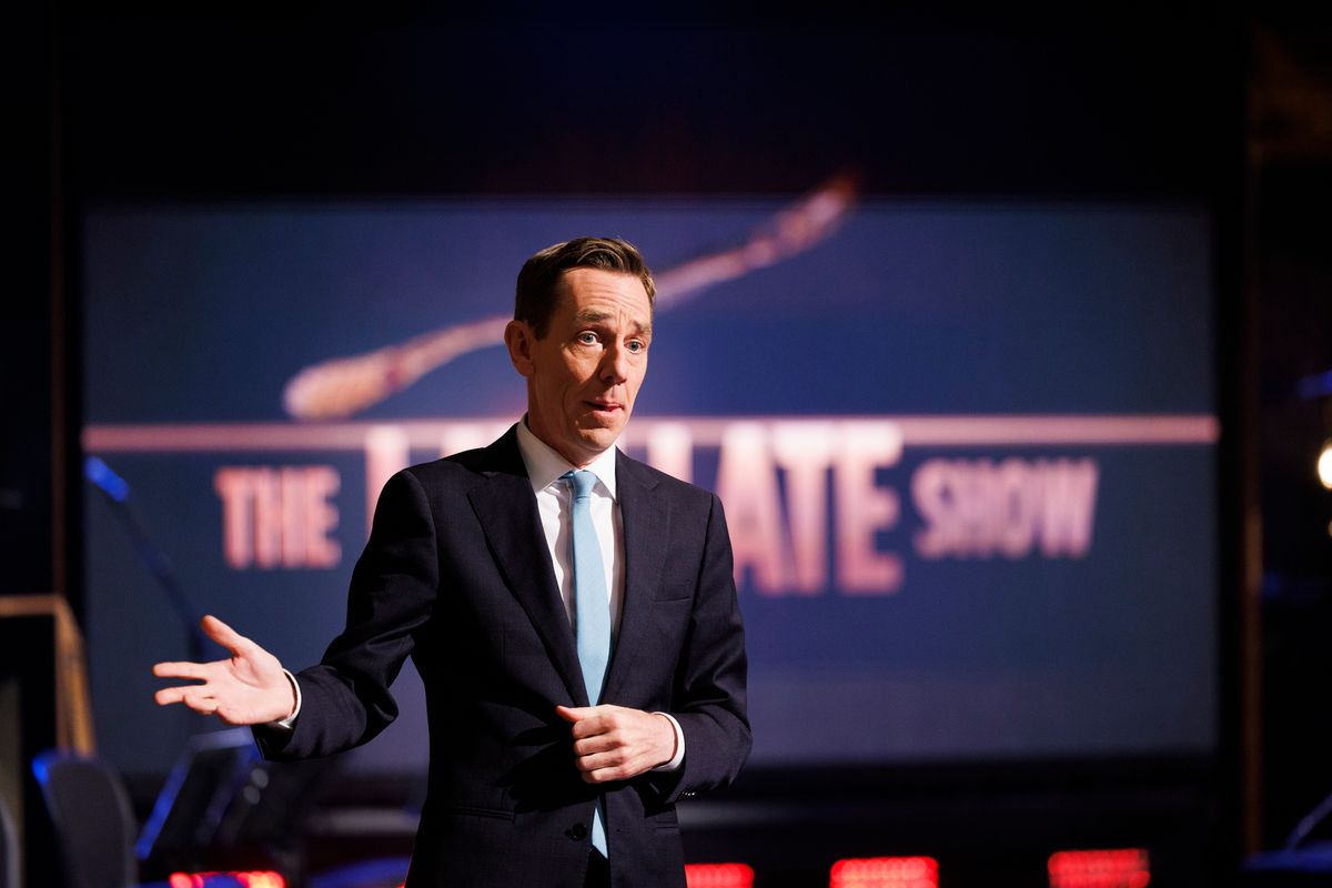 26/05/2023 Ryan Tubridy pictured on the series finale of The Late Late Show.