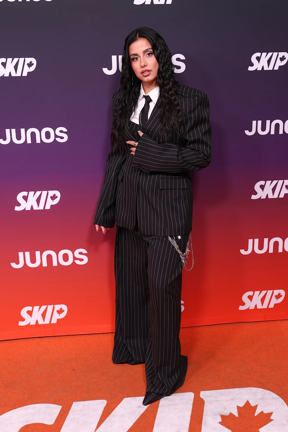 HAMILTON, ONTARIO - MARCH 29: Sofia Camara attends the 2026 JUNO Awards at TD Coliseum on March 29, 2026 in Hamilton, Ontario. (Photo by Cindy Ord/Getty Images)