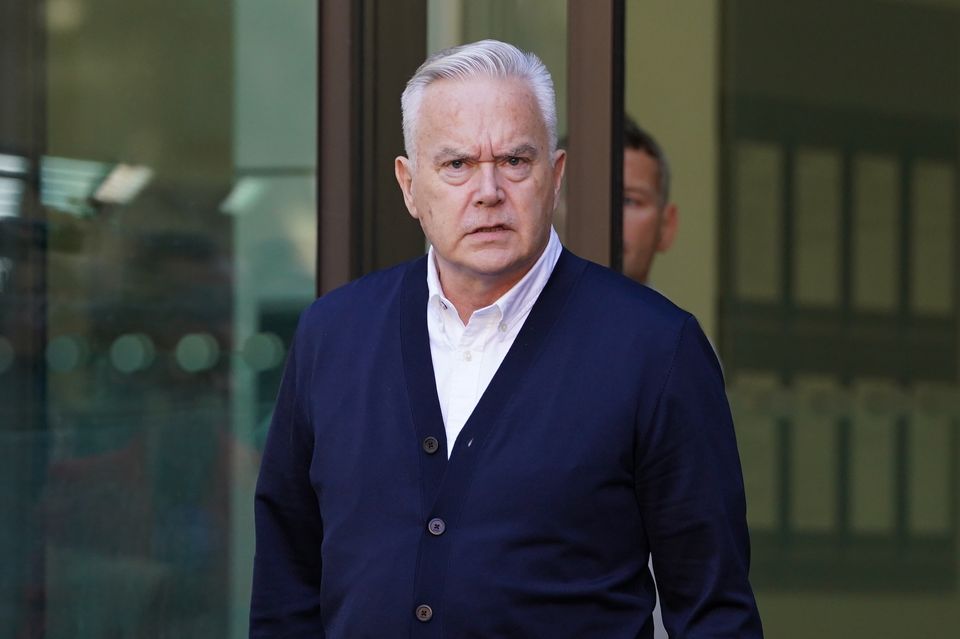 Huw Edwards pleaded guilty to three counts of making indecent images of children (Lucy North/PA)