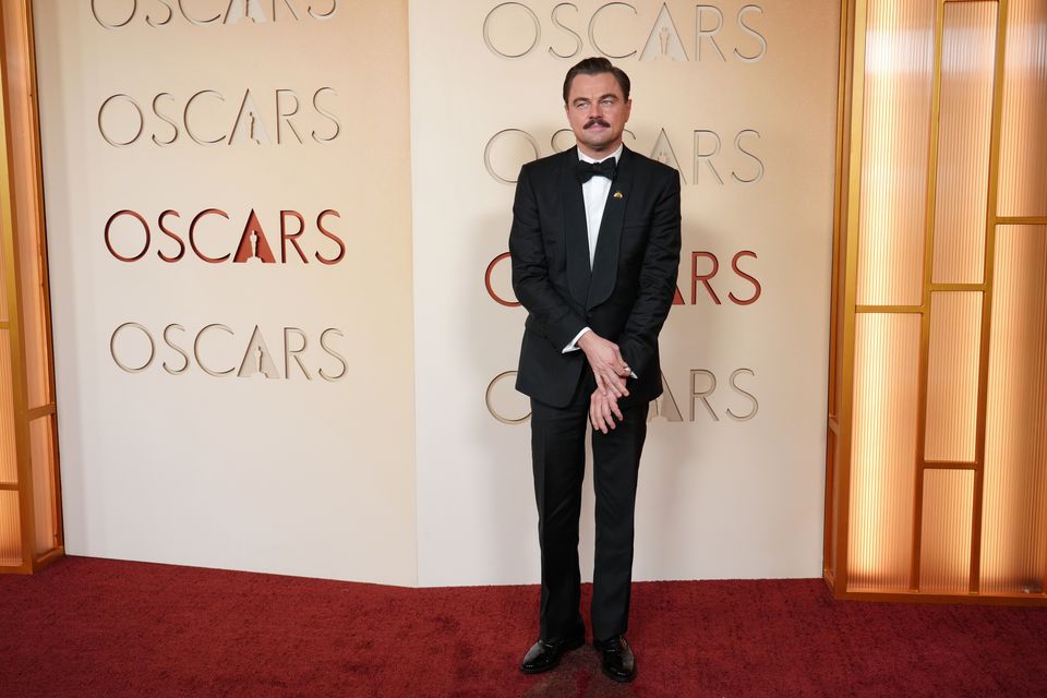 Leonardo DiCaprio arrives at the Dolby Theatre (Jordan Strauss/Invision/AP)